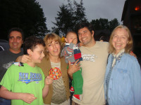 con la familia en CT